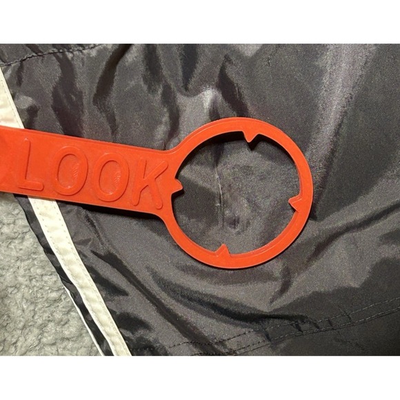 VTG Adidas Track Suit Mens M Jacket & Pants Windbreaker Lined Set 90s Y2K Black - Picture 15 of 16